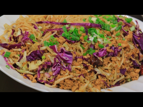 بالفيديو طريقة إعداد ومقادير نودلز بالتركي