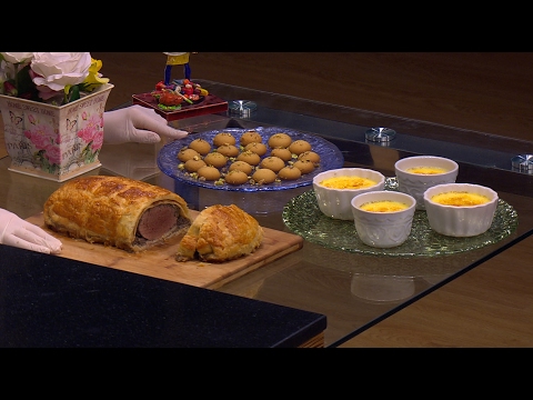 بالفيديو طريقة إعداد ومقادير بيف ويلنغتون  شكر بارا  كريم بروليه