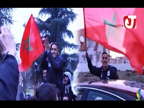 شاهد استقبال رائع للنجم المغربي فيصل فجر