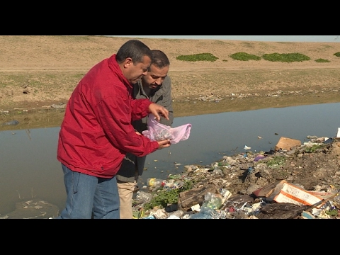 شاهد نفايات طبية بدماء المرضى ترمي بشكل عشوائي