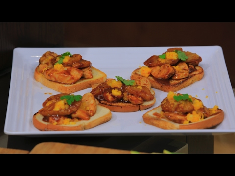 شاهد طريقة عمل دجاج بالباربكيو والأناناس