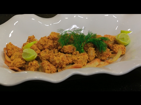 طريقة إعداد جمبري بانيه بالكورن فليكس