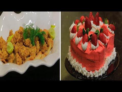 شاهد طريقة إعداد كعكة قلب لعيد الحب