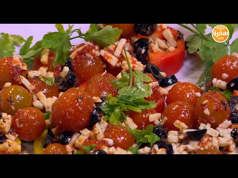 شاهد طريقة إعداد سلطة جبنة موتزاريلا