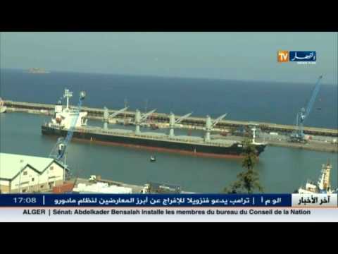 تفريغ حمولة الباخرة سيا ليدي في سكيكدة