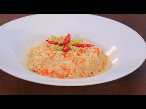 طريقة إعداد أرز بالجزر والثوم