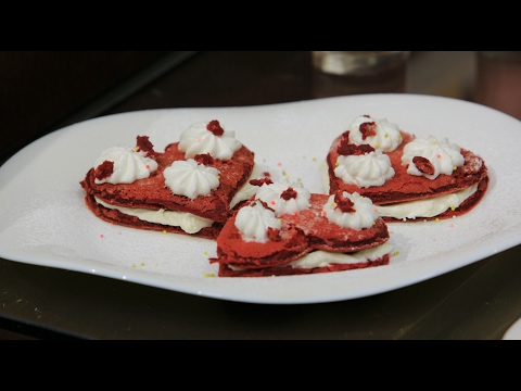 طريقة إعداد ومقادير ريد فيلفيت بان كيك