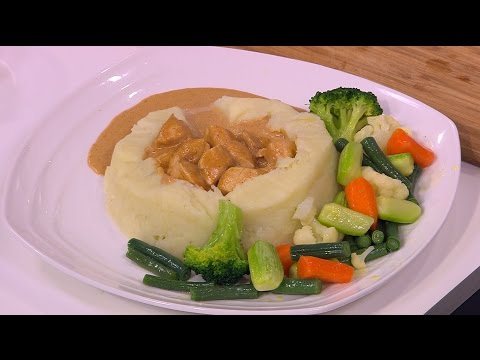 بالفيديو طريقة إعداد ومقادير مكعبات الدجاج بكريمة الطماطم المجفّفة