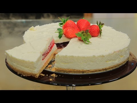 شاهد طريقة إعداد تشيز كيك محشي جيلي