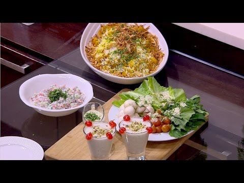 بالفيديو طريقة إعداد ومقادير تتبيلة هندي بالزبادي و الكاري  مشروب اللاسي الهندي