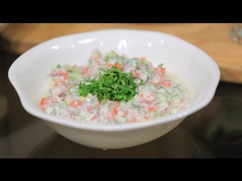 بالفيديو طريقة إعداد ومقادير الرايتا