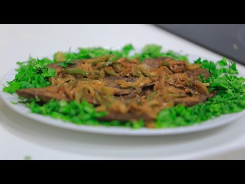 بالفيديو طريقة إعداد ومقادير كبدة مقلية بالخضار