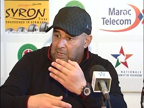 شاهد  استياء بنشيخة من ظهور اللعبي في مستوى غير لائق