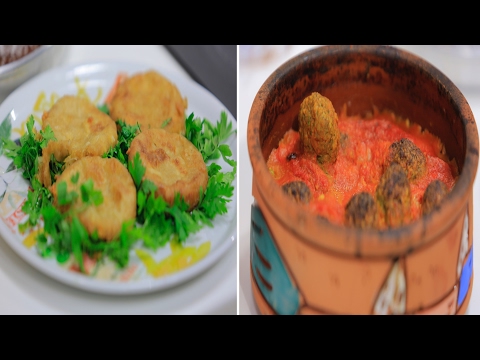 طريقة إعداد ومقادير كفتة بالبرغل والخضار  برجر قرنبيط