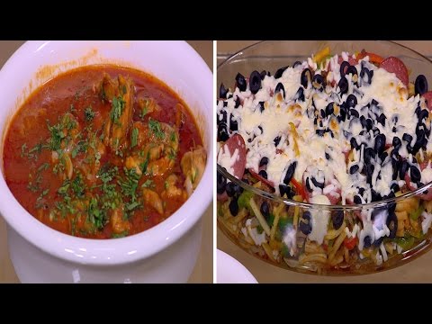 طريقة إعداد شيش طاووق  مكرونة بصوص البيتزا