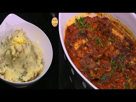 بالفيديو طريقة إعداد ومقادير أرانب كاتشتوري  بطاطس بيوريه مخبوزة