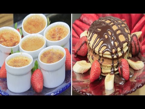 بالفيديو طريقة إعداد ومقادير شوربة كرنب  بان كيك محشي  كريم بروليه بالقهوة