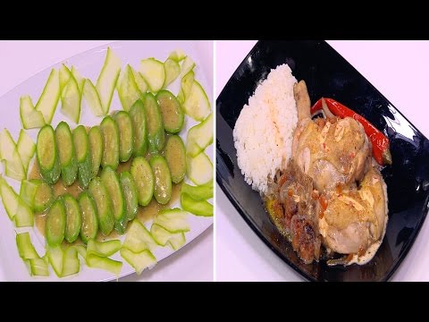 طريقة إعداد أوراك دجاج حارة بصوص الطماطم  كوسة بصوص الفولوتية