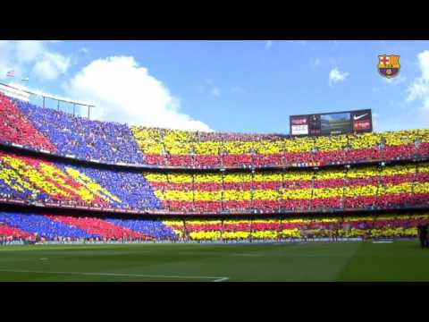 برشلونة يحتفل بمرور 25 عامًا على فسيفساء كامب نو