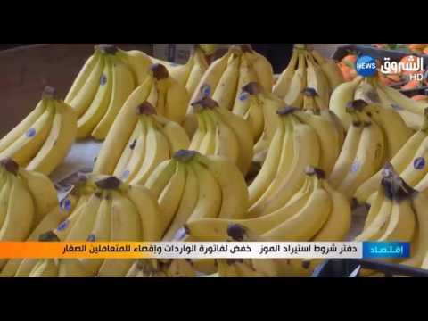 شاهد شروط الحكومة الجزائرية لاستيراد الموز