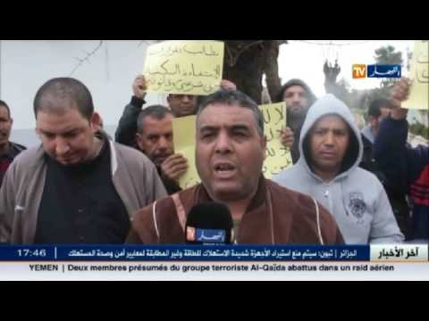 شاهد المستفيدون من السكن الاجتماعي يطالبون بتسليمهم قرارات الاستفادة