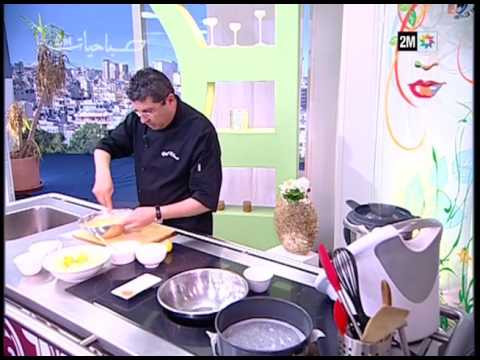 شاهد إعداد كعكة بالتفاح من ابتكار الشيف الهادي