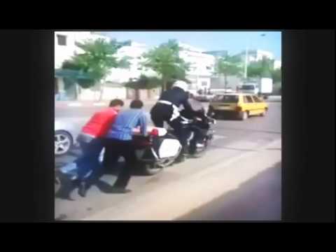 رجل شرطة يستنجد بشباب مغاربة لإنقاذه