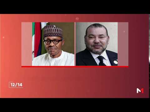 شاهد رسالة خطية من الملك محمد السادس إلى رئيس نيجيريا