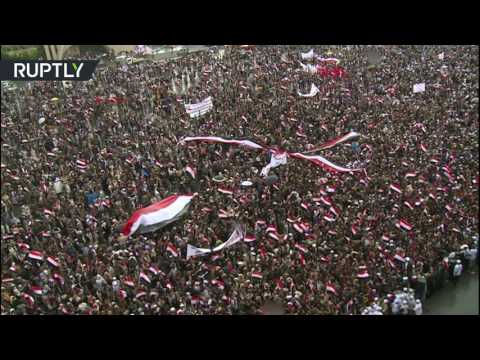 مظاهرات في صنعاء ترفض عمليات قوات التحالف العربي