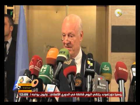 دي ميستورا يقترح هدنة مؤقتة لمساعدة المدنيين