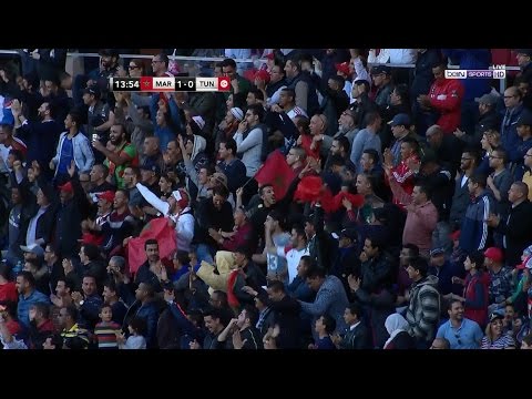 شاهد هدف انتصار المنتخب الوطني المغربي على تونس