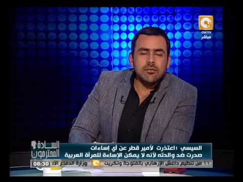 السيسي يؤكد اعتذاره لأمير قطر