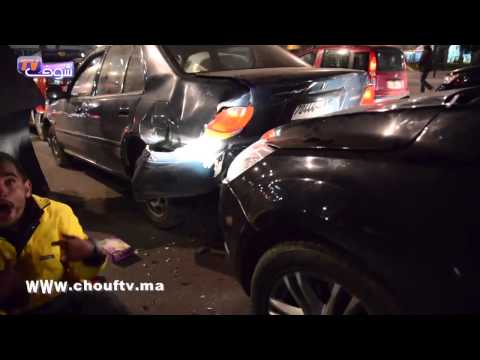 بائع متجول يُسبب حادث سير في الدار البيضاء