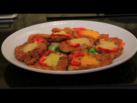 طريقة إعداد ومقادير  سمك بانيه مع الجبنة