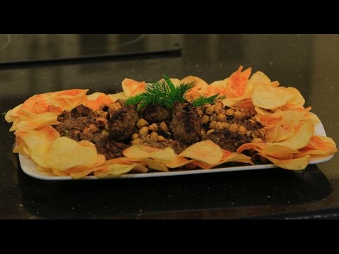 طريقة إعداد ومقادير كفتة بالحمص على الفحم