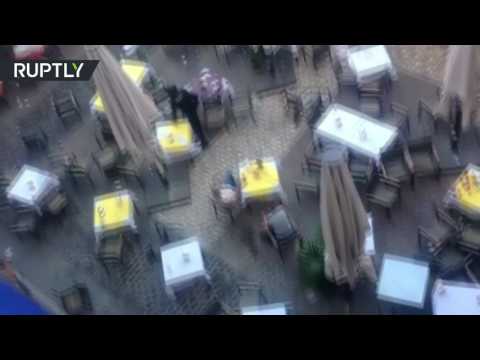 شاهد المشجعون الإنجليز يثيرون الشغب في مدريد