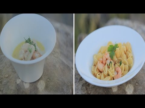 شاهد طريقة إعداد معكرونة بالجمبري