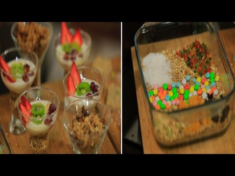 شاهد طريقة إعداد غرانولا وبارات غرانولا