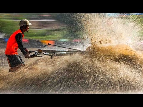 إقامة أغرب سباق جرارات زراعية في العالم