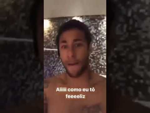 نيمار يحتفل بطريقة جنونية عقب فوز برشلونة على ريال مدريد