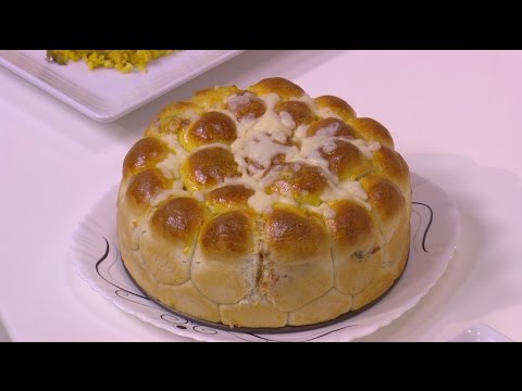 بالفيديو طريقة إعداد ومقادير خلية نحل بحشو البيتزا