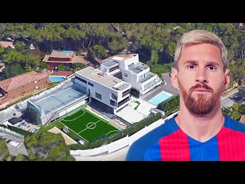 شاهد منزل ليونيل ميسي الحالي في برشلونة