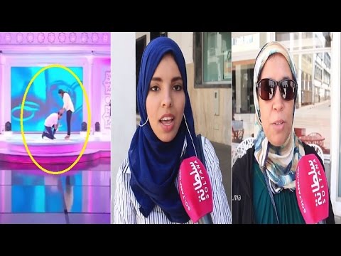 شاهد رأي المغاربة في تقبيل حميد لقدمي زوجته في برنامج لالة العروسة
