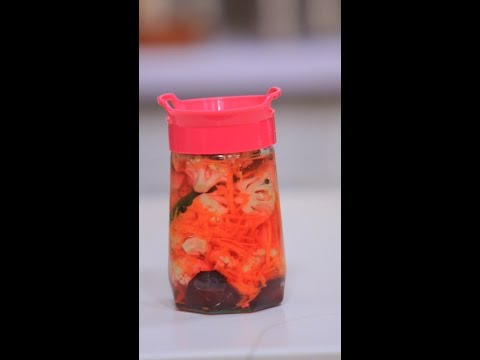 بالفيديو طريقة إعداد ومقادير قرنبيط مخلل