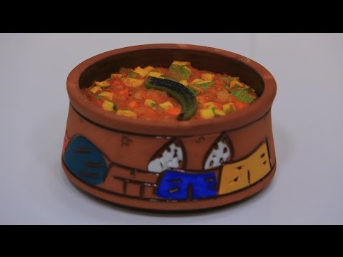 شاهد طريقة إعداد طاجن لسان عصفور بالخضار