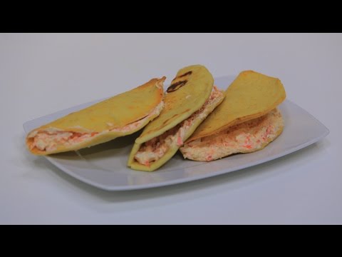 شاهد طريقة إعداد خبز تاكو بالجبنة البيضاء