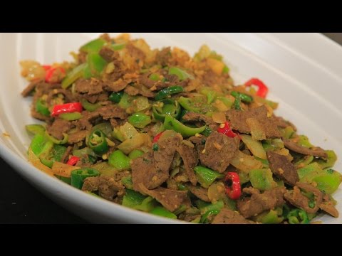 بالفيديو طريقة إعداد ومقادير كبدة بالفلفل