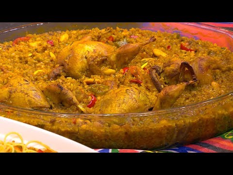 شاهد طريقة إعداد صينية السمان بالفريك و المشمشية