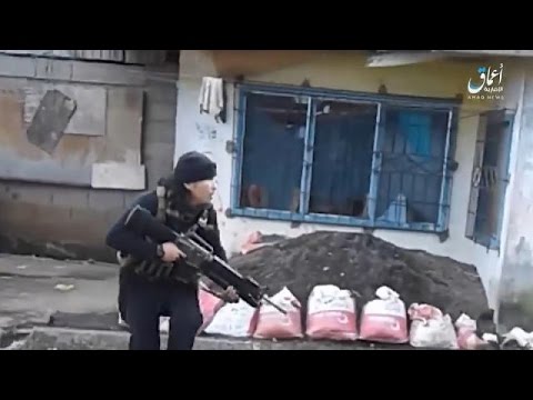 شاهد اشتباكات بين القوات الحكومية وداعش في جنوب الفلبين