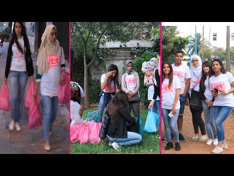 شاهد فتيات جمعية بغينا الخير يوزّعن وجبات الإفطار على المحتاجين